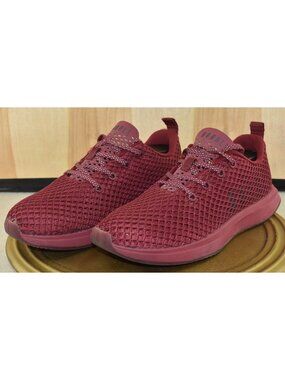 Nobull Diamond Mesh Unisex Men Shoes Size 8 Runner Maroon Running Knit Top